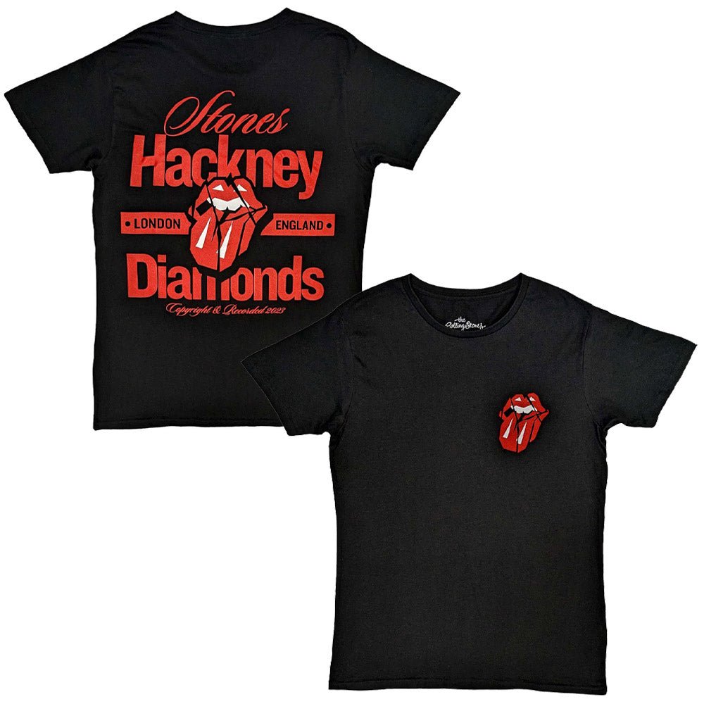 ROLLING STONES ローリングストーンズ (来日 35周年 記念 ) - Hackney Diamonds Hackney London / バックプリントあり / Tシャツ / メンズ - PGS
